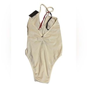 Tommy Hilfiger seemless bodysuit size small​ white v neck spaghetti strap​​